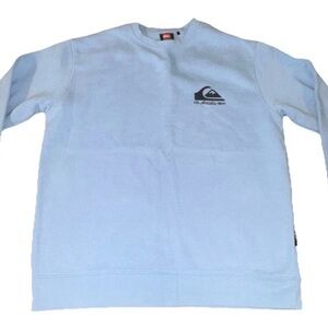 Quiksilver Brand Sky Blue Sweatshirt Size M Long Sleeve
